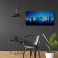 thumbnail image 6 of Epic Art 'Night of the City' by David Manlove, Acrylic Glass Wall Art, 48"x24", 6 of 8