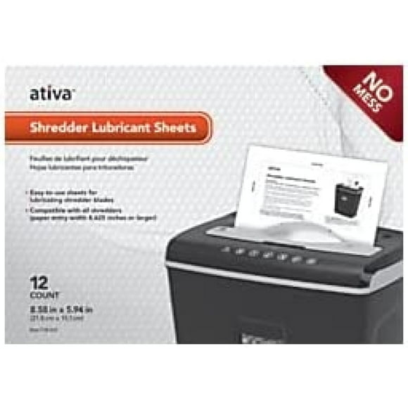 Paper Shredder Lubricant Sheets