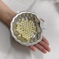 thumbnail image 5 of Jiibva Stainless Steel Shell Shaped Dessert Dish Metal Snack Tray Jewelry Storage Plate Metal Dessert Dish Table Decoration, 5 of 7