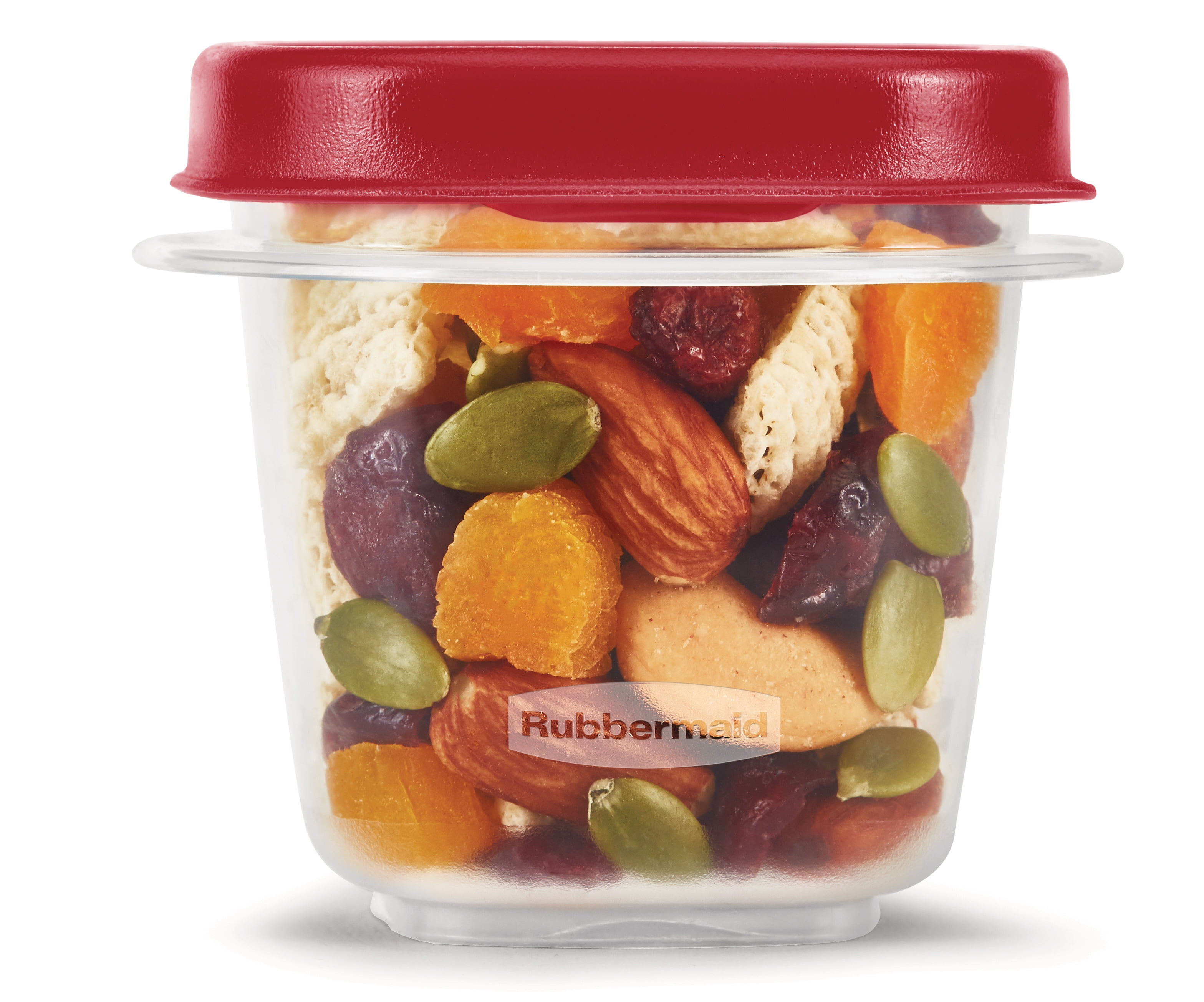 Simplify rubbermaid premier easy find lids food storage containers, 0.5  cup, gray, 2 count 1937645