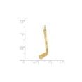 thumbnail image 2 of Gem & Harmony 10K Yellow Gold Hockey Stick Pendant Necklace with Chain for Men, 2 of 5