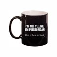 thumbnail image 2 of Funny Coffee Mugs, I'm Not Yelling I'm Puerto Rican How We Talk 11oz Ceramic Coffee Cup Teacup with Handle, Birthday Gifts, 2 of 4