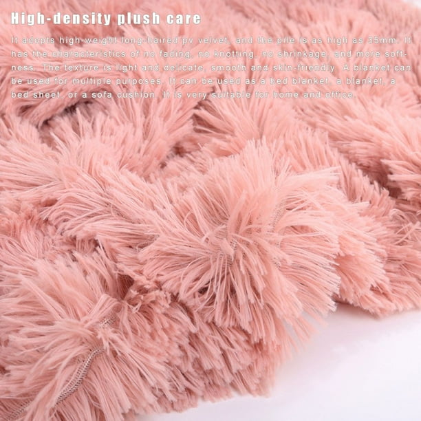 Lindbes purcolt Soft Fuzzy Throw Blanket 31x47 Reversible Lightweight Fluffy Cozy Plush Fleece Comfy ry Microfiber Decorative Shaggy Blanket for Couch Sofa Bed Walmart