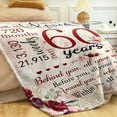 thumbnail image 2 of LHSHID 50th Birthday Gifts for Women Blanket 50th Birthday Decorations Woman 50th Birthday Gift Ideas Gifts for 50 Year Old Women 1973 Birthday Gifts for Women Throw Blanket 50x60in, 2 of 6