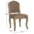 thumbnail image 5 of SAFAVIEH Eloise 20''H French Leg Dining Chair Set of 2 Delta Brown, 5 of 10