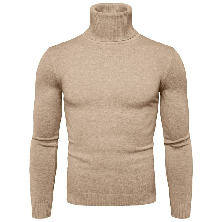 New Men's Turtleneck Slim Solid Sweater New Men's Turtleneck Slim Solid Sweater