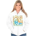 thumbnail image 4 of Vintage Smurfette Love is Smurf Zip Hoodie Sweatshirt Women Brisco Brands M, 4 of 5