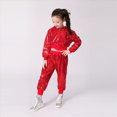 thumbnail image 6 of Kaprioy Baby Girl Fall Winter Clothes 2Pcs Girls Dance Outfits Cropped Sequin Jacket Pants Set Kids Hop Dance 80s 90s, 6 of 9