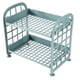 thumbnail image 3 of Storage Shelves,Plastic Small Storage Shelves - 2 Tier Shelf Shelving,Kitchen Shelf Bathroom Organiz, 3 of 5