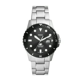Fossil Men's Grant Chronograph, Smoke Stainless Steel Watch