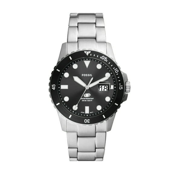 Fossil Men's Fossil Blue Dive Three-Hand Date, Stainless Steel Watch