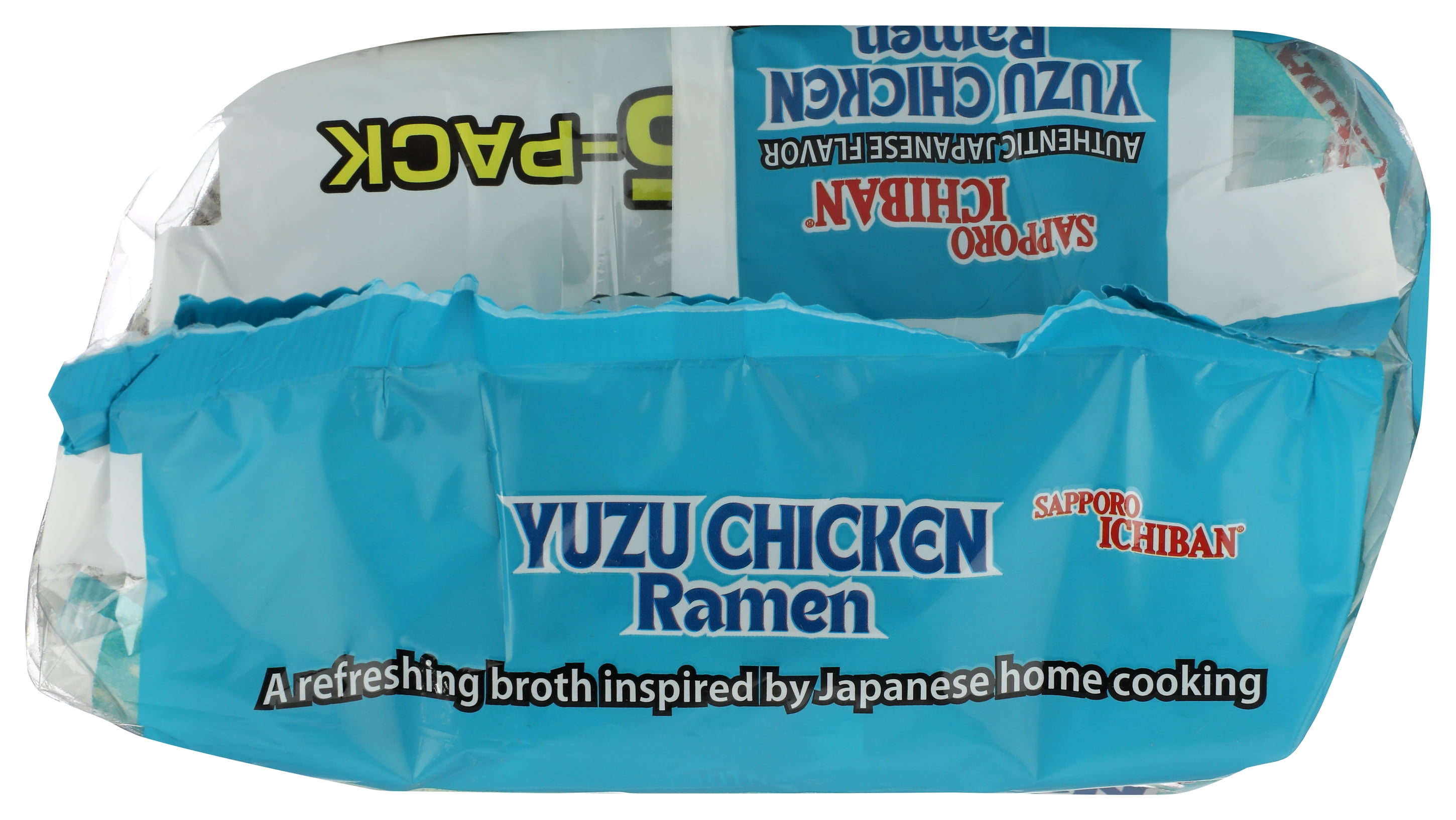 Sapporo Ichiban Yuzu Chicken Ramen 5PK, 18.34 OZ