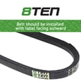 thumbnail image 3 of 8TEN 19 inch Drive Belt for MTD Dayco Gates Gilson Craftsman Jacobsen Homelite Lawnflite Murray 754-0254 954-0254 810-CBL2454T, 3 of 4