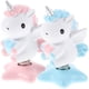 thumbnail image 1 of KAKOWELY 2 piezas de adorno de unicornio de dibujos animados para tablero de instrumentos, estatua de unicornio de resina, decoración con cabeza temblorosa, figura de unicornio, 1 of 5