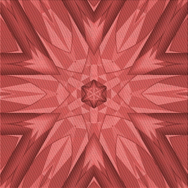Ahgly Tapis d'Intérieur Lavable en Machine Carré Rouge Transitionnel, 7 Pieds Carré