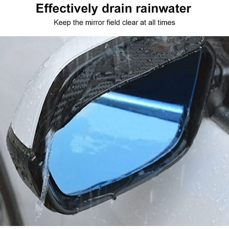 2 Pack Side Mirror Rain Guard Car Rear View Mirror Visor Side Mirror Rain Guard Side View Mirror Visor Car Side Mmirror Rain Guard Auto Accessories Suitable for Most Cars Walmart
