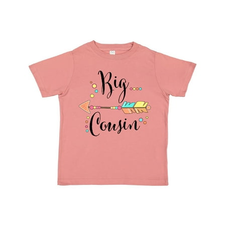 

Inktastic Big Cousin- dots and arrow Gift Toddler Boy or Toddler Girl T-Shirt