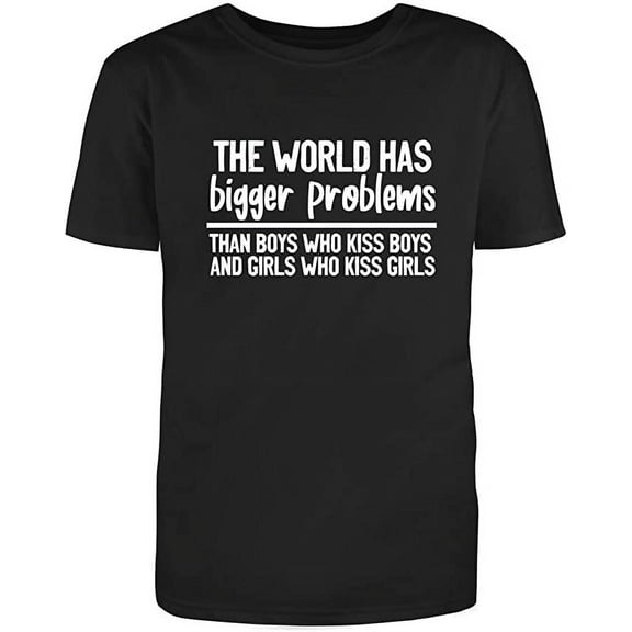 The World Has Bigger Problems Best Gift Idea For Adult Friends Funny Humor Mens Graphic T Shirts