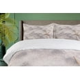 thumbnail image 4 of Ambesonne Summer Duvet Cover Sets, Close Up Photo of Starfish, 2-King, Dust and Beige, 4 of 7