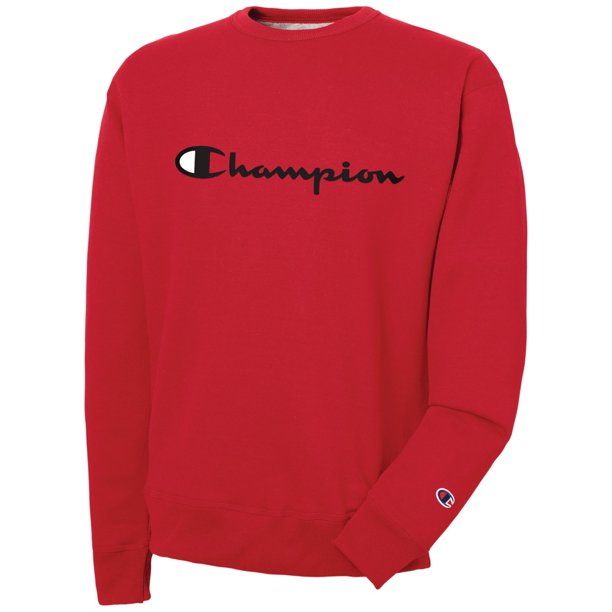 Champion Powerblend Sudadera para Hombre, Rojo, X-Large Champion Camisa de entrenamiento