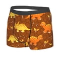 thumbnail image 2 of Haiem Dinosaurs and Leaves Men's Boxer Briefs, Every Day Comfort Stretch Cotton Moisture-Wicking Underwear-X-Large, 2 of 9