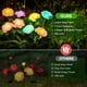 thumbnail image 3 of Clearance!Luces solares de rosas para exteriores,luces solares para exteriores de 4 LED para patio,focos solares,encendido/apagado automático a prueba de agua para pared,jardín,piscina,árbol, 3 of 5