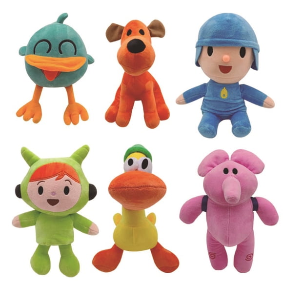 Cute plush toy small P Youyou Pocoyo plush barto duck puppy Lula Aili elephant doll birthday gift holiday gift