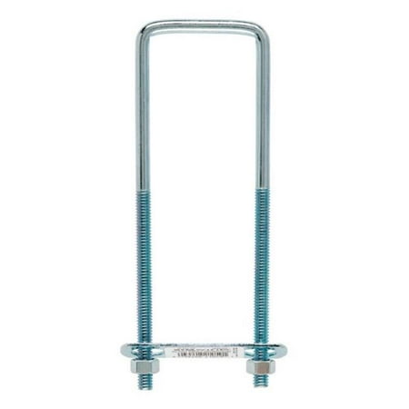 

Hampton 02-3452-502 Square Bend U-Bolt Zince 0.312 x 2 x 4.75 in. - pack of 10