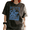 Black-4, variant on Space Cat Graphic Breathable Tee T-shirt Astronaut Cats Planets Stars Tops Short Sleeve Round Neck Black S-2XL Plus Size