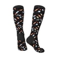 thumbnail image 4 of Fotbe Space Rocket print Women's Men's Novelty Crew Socks Cotton Socks Knee High Socks for Walking,Running,Nurses,Pregnancy, 4 of 9