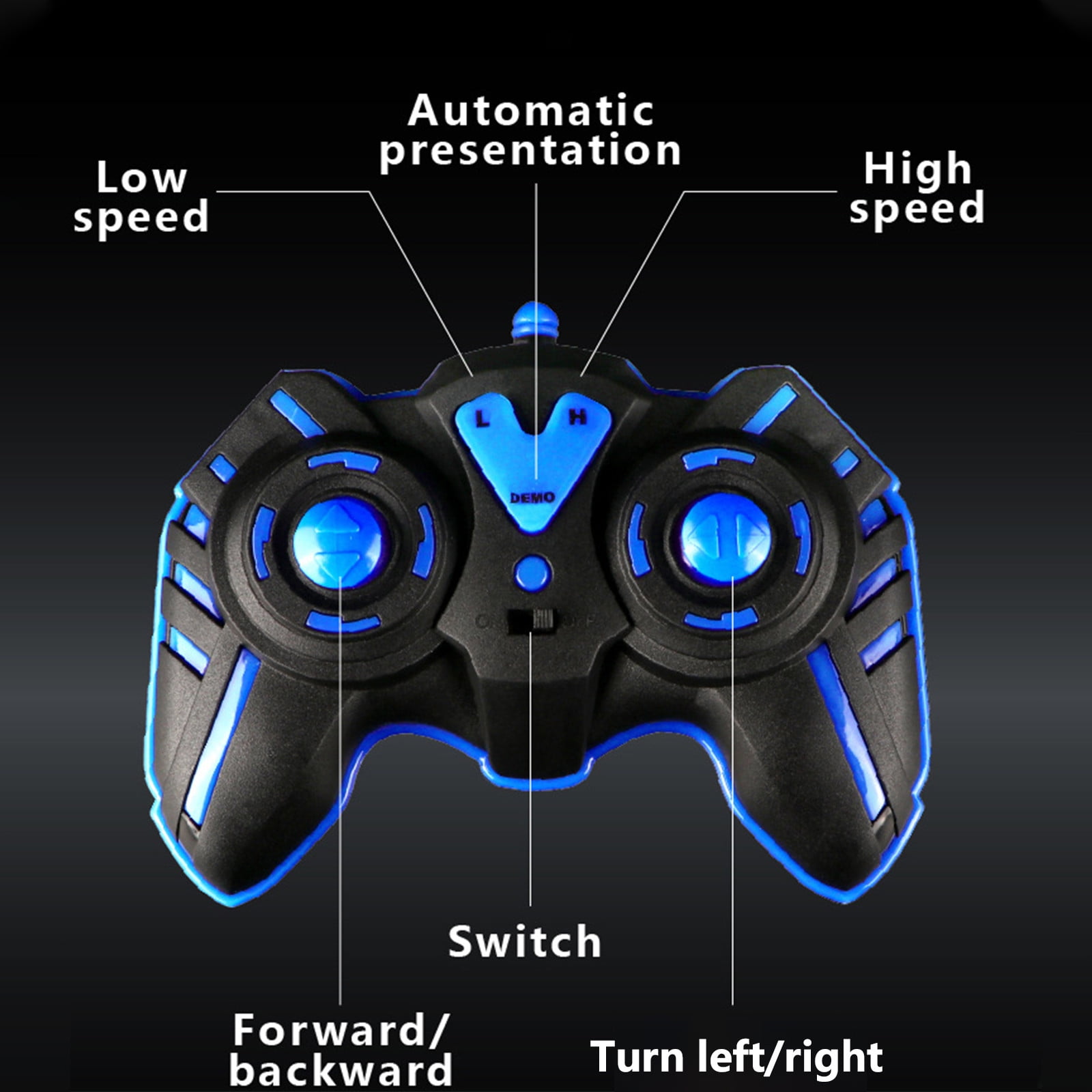Remote Control Car for Boys 4-7, RC Cars with Headlights Double-Sided Driving 360° Flips Rotating for Kids Ages 4+ Year Old, RC Stunt Car Toys for Boys and Girls Birthday Gift