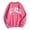 11-Hot Pink422, variant on SONXAHE Graphic Crew-Neck Sweatshirt for women Relaxed Campus Daily Pullover