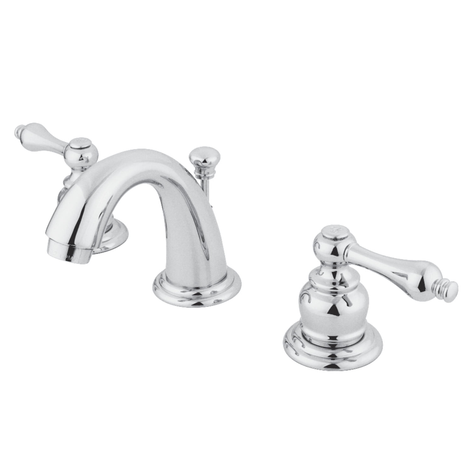 Kingston Brass GKB964 Widespread Bathroom Faucet, Polished Chrome 