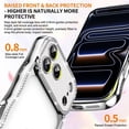thumbnail image 5 of Dteck For iPhone 16 Plating Cute Wave Frame Case with Luxury Bling Diamonds Sparkly Rhinestone for Women Girls Shockproof Slim Back Protective Phone Case, Silver, 5 of 7
