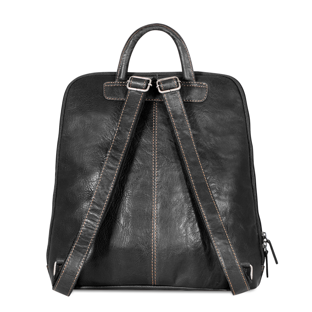 Jack Georges Voyager Adele Slim Backpack #7537 (Black) 並行輸入品