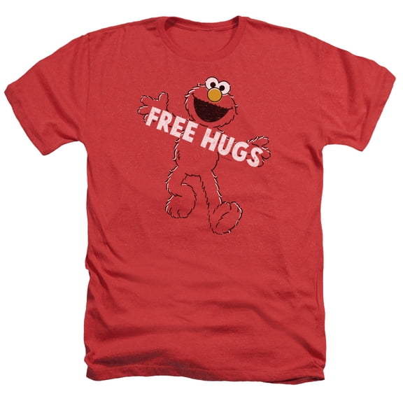 Sesame Street - Free Hugs - Heather Short Sleeve Shirt - X-Large
