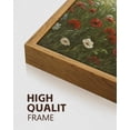 thumbnail image 3 of Drsoum Large 24x36in3pcs Natural Framed Vintage Grassland Meadow Wildflower Field Wall Prints Classic Retro Farmhouse Landscape Wall Art Rustic Decorations for Living room Bedroom, 3 of 6