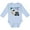 AE-Light Blue, variant on Inktastic Out of this World Big Brother Astronaut in Space Boys Long Sleeve Baby Bodysuit