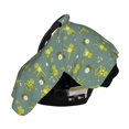 thumbnail image 3 of Sigee Cute Yoga Frogs Print Multi-use Stretchy Baby Car Seat Cover - Nursing Breastfeeding Canopy, Infant Stroller and High Chair Cover, 3 of 9