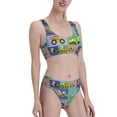 thumbnail image 2 of Daiia Construction Machinery printed 2 piece Swimsuit Bikinis for Women High Waisted Racerback Bathing Suits Summer Tummy Control Scoop Neck Swimwear-XX-Large, 2 of 8