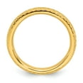 thumbnail image 5 of Sterling Silver Gold-Plated Cable Ring, 5 of 6