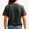 thumbnail image 4 of 911 Never Forget Short Sleeve Tops for Women 9/11 25th Anniversary Shirt Patriotic American Flag Memorial Honor Tops Black XXL, 4 of 4