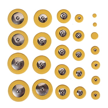 Greeniant Juego de alfombrillas con agujeros para saxofón de 25 piezas, accesorio de reparación de componentes de saxofón, conjunto de almohadilla de Accesorios para instrumentos musicales Greeniant OD027072-00