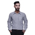 thumbnail image 1 of BESTMAN Printed Formal Shirts For Men Slim Fit Spread Collar Cotton Shirt, 1 of 5