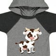 thumbnail image 4 of Inktastic Cute White Holstein Cow with Brown Spots Boys or Girls Baby Bodysuit, 4 of 5