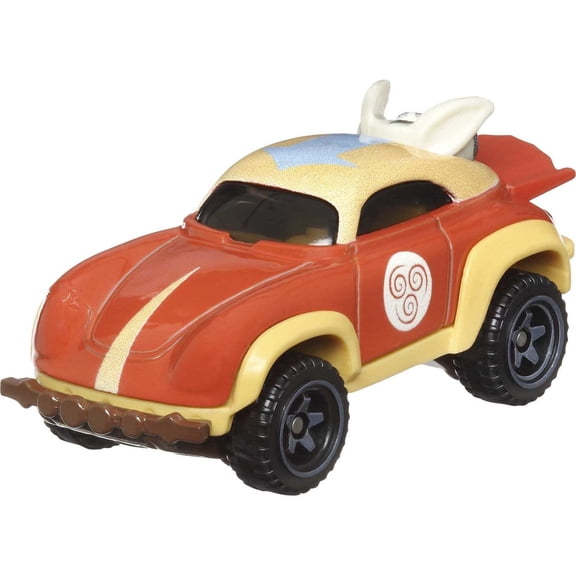 Hot Wheels Aang Character Car, Collectible 1:64 Scale Toy Car Inspired by Avatar: The Last Airbender