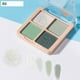 thumbnail image 2 of Set de maquillaje de 4 sombras de ojos de color nude, paleta de sombras de ojos mate nude, sombras de ojos brillantes con brillo, tonos naturales cálidos., 2 of 2