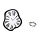 thumbnail image 5 of Reloj De Pared Acrílico Derretido Con Dulcero De Cristal En Forma De Calabaza. Reloj único Y Creativo Con Forma Distorsionada Y Tarro De Galletas Transparente Para Decoración De Escritorio O, 5 of 8