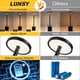 thumbnail image 2 of Portable rechargeable negra mesa lamp - 5000mah battery, LED cordless, stepless dimming, ideal para para restaurant, dormitorio, bar, camping, o coffee shop (gold/negra), 2 of 5