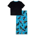 thumbnail image 3 of Centric Brands Monster Jam Boys 2-Piece Pajama Set, Viscose Spandex, Crew Neck Short Sleeve Shirt & Pants, Trucks, Sizes 6-12, 3 of 6